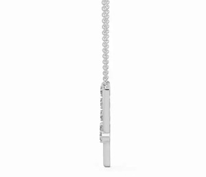 Collar Brillia Bar con Colgante de Diamante Cultivado en Laboratorio de 0.210 Quilates, 7 Piezas, Barra Vertical, Oro Amarillo, Rosa o Blanco de 9K, 14K o 18K, Regalo de Joyería - Product Image 3