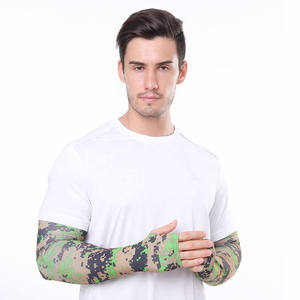 Men <b>Compression</b> Arm Sleeves Sweat Absorbing UV Protection Sports Sleeves for Baseball Football Basketball and Workout Training - Product Image 2