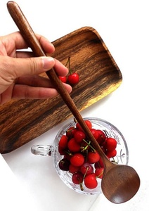 Cuchara Mezcladora de Madera Hecha a Mano con Mango Largo, Cuchara para Agitar Cócteles, Utensilio de Cocina de Estilo Lujoso, Venta Directa de Fábrica, B2B - Product Image 3