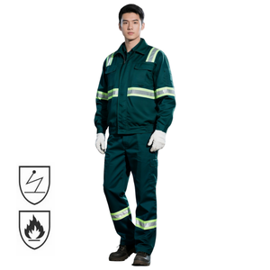Tenue de travail industrielle ignifuge certifiée CE pour hommes, idéale pour les équipes de forage pétrolier, les ouvriers du bâtiment et les ingénieurs mécaniciens - Product Image 4