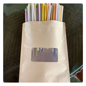 Pajitas de arroz biodegradables de primera calidad de 8mm de diámetro, Exportación a granel compostable ecológica para fiestas, Camping, elección de regalo perfecta - Product Image 6