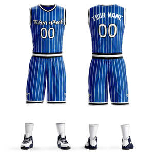 Conjuntos de Camisetas de Baloncesto Unisex Personalizadas al por Mayor, Tallas Grandes, Verano, Impresión Personalizada, Ropa Deportiva Transpirable de Malla - Product Image 2