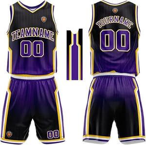Conjunto de Uniforme de Baloncesto Personalizado, Camiseta y Pantalones Cortos de Malla Transpirable, Sublimación Impresa, Uniformes de Baloncesto para Equipos, Ropa Deportiva OEM ODM - Product Image 4