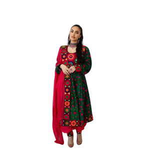 Fabricante profesional de vestidos afganos transpirables, ropa étnica tribal kuchi, vestido tradicional afgano para mujeres - Product Image 1