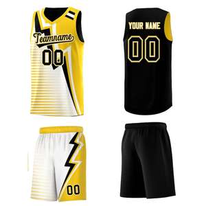Conjunto de Pantalones Cortos y Camiseta de Baloncesto Reversibles Personalizados, Uniforme de Equipo Impreso, Ropa Deportiva Transpirable de Malla, Tallas Grandes, Secado Rápido para Hombres y Mujeres - Product Image 4