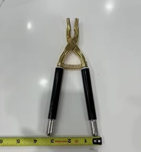 Nuevas Pinzas de Acero Inoxidable para Extensiones de Cabello, Herramientas Profesionales para Estilizar Cabello con Micro Anillos, Uso en Salón - Product Image 1