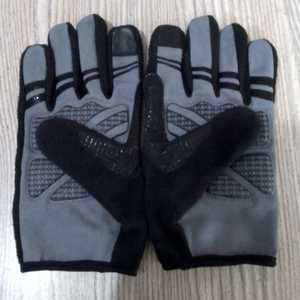 Gants de cyclisme à doigts complets pour hommes et femmes, légers, respirants, antidérapants, avec revêtement en polyuréthane, design imprimé, pour le sport - Product Image 3