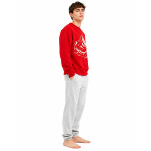 Sweat-shirt imprimé doublé à col ras du cou pour homme, en molleton de coton personnalisé, pull écologique d'hiver, qualité supérieure, fournisseur - Product Image 3