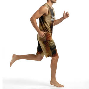 Ensemble de maillots de basketball réversibles personnalisables pour hommes et enfants, design vierge, avec logo sur mesure - Product Image 5