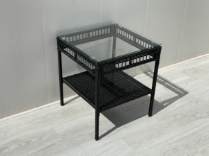 Juego de 3 Sillas Mecedoras de Ratán Modernas y Cómodas de Alta Calidad con Cojín de Poliéster para Muebles de Jardín, Patio y Terraza - Product Image 6