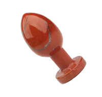 Œuf vaginal en jaspe rouge de haute qualité, cristal de guérison, œuf Yoni pour femmes, exercices de Kegel, pierre précieuse naturelle, vente en gros
