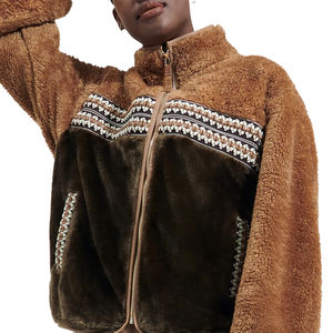 Abrigo de Invierno 2026 para Mujer, Chaqueta de Forro Polar Sherpa con Cremallera y Capucha - Product Image 1