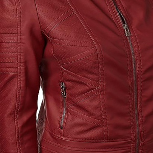 Chaqueta Varsity para Mujer, Cómoda y Transpirable, con Diseño Personalizado OEM, Estilo Nuevo, Ropa al por Mayor - Product Image 4