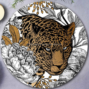 Tressé Sarcelle 30 cm Sets de table imperméables Centre de table Table de chevet Étagères Décorateurs de maison Tapis de ferme Tapis de table d'appoint - Product Image 5