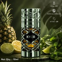 Parfum Roll-On Mewah Kyza Attar 10 ML Aroma Kayu Tahan Lama untuk Pria