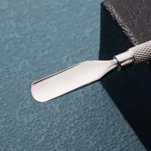 Herramienta de acero inoxidable para limpiar uñas y empujar cutículas, para uso doméstico y en salones de belleza, profesional para manicura y pedicura. - Product Image 3