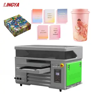 Manufacturer wholesale 3060 4060 5060 6090UV printer acrylic PVC metal UV flat printer varnish AB film function inkjet printer