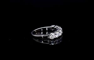 Wholesale 14k Gold Lab Grown Diamond Wedding <b>Ring</b> Half Eternity Round Brilliant Cut IGI Certified Cute <b>Stacking</b> Band For Women - Product Image 3
