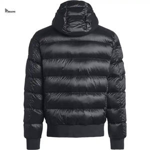 Chaqueta Acolchada con Capucha para Hombre, Chaqueta de Burbujas Cálida para Primavera, Ecológica, de Secado Rápido, Impermeable, con Logotipo Frontal Personalizado, Proveedor OEM - Product Image 6