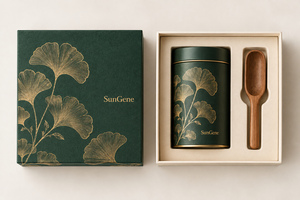 กล่องบรรจุภัณฑ์แข็งแบบยกฝาเปิดได้สำหรับชาแปะก๊วยแบบกำหนดเอง - Product Image 2