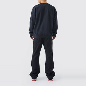 Sweat-shirt surdimensionné personnalisable en coton premium, streetwear, production en gros pour les marques de vêtements - Product Image 2
