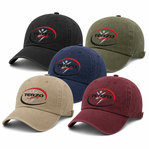 TERZO SPORTS 2026 New Arrival Custom Digital Printed Breathable <b>Waterproof</b> Canvas Baseball Cap Adjustable Casual Dad <b>Hat</b> for Men - Product Image 5