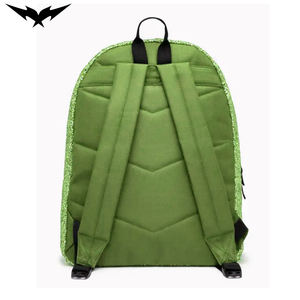 Sac à dos scolaire scintillant avec paillettes, sac à bandoulière personnalisé avec logo brodé, sac de rangement extérieur sublimé, imperméable - Product Image 3