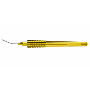 Ciseaux de précision ophtalmiques en titane de qualité supérieure pour la découpe de lentilles intraoculaires vitréo-rétinianes, longueur 143 mm, disponibles en 20g, 21g, 22g, 23g et 25g - Product Image 2