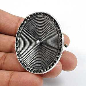 Anillo de Eternidad Clásico con Diseño Floral en Plata de Ley 925 Hecho a Mano, Sin Níquel ni Plomo, Ajustable, Estilo Boho, para Fiestas - Product Image 4
