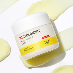 Crema Calmante con Vitamina C Roja de 50 ml para Piel Dañada, Elimina Imperfecciones, Uso Diario, Envase en Tubo - Product Image 1