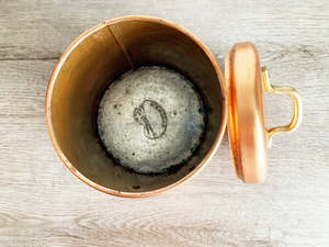 Boîte à thé en cuivre Ure au design standard, petite taille, idéale pour le stockage à domicile et en cuisine de thé et d'épices - Product Image 5