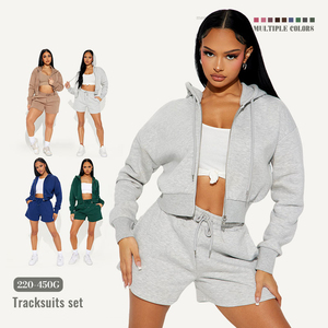 เสื้อฮู้ดซิปผู้หญิงผู้ชาย ผ้าเนื้อนุ่ม 300 GSM แขนยาว สำหรับเล่นกีฬา พักผ่อน ใส่เที่ยวข้างนอก อุ่นสบาย สไตล์ลำลอง - Product Image 1