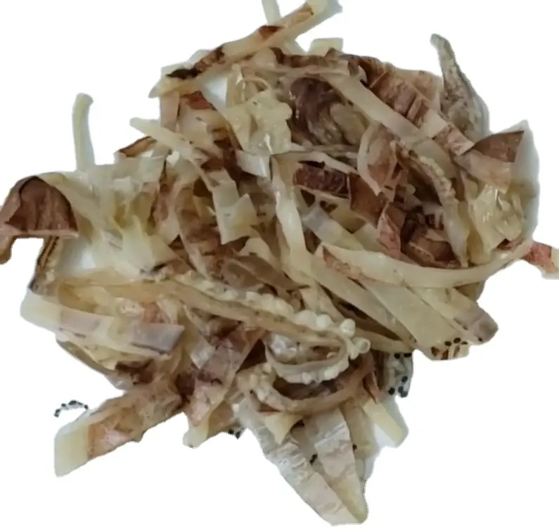 Seppie bianche naturali per prodotti umani da utilizzare come calamari sminuzzati essiccati snack