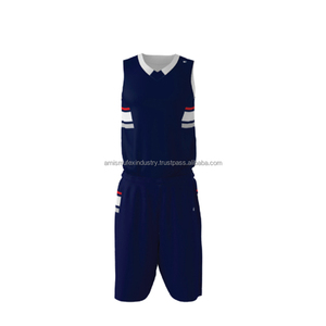 Ensemble d'uniformes de basketball réversibles personnalisés à transfert thermique, sans manches, pour équipes, grandes tailles, respirant et à séchage rapide - Product Image 3