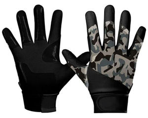 Guantes de Bateo de Cuero Bruce Bolt de Alta Calidad, Colores Personalizados, Negro, Azul, Rojo, Logotipo Lightning, Acolchados, Personalizables, Unisex - Product Image 2