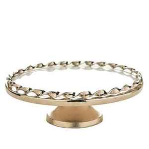 Support à gâteau rotatif en métal de luxe, présentoir à dessert à étages, porte-cupcakes, plateau de service pour mariage, anniversaire, fête, maison, boulangerie - Product Image 5