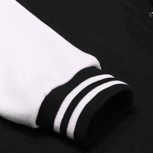 OEM Customized High Quality Men's <b>Wool</b> Varsity Jacket Winter Stand Collar Jacket Manufacturer - Product Image 6