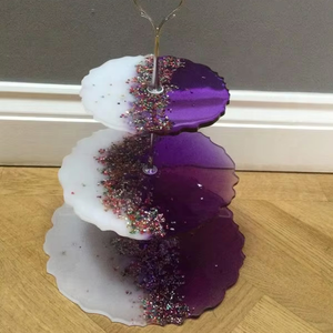 Handmade Resin <b>Cake</b> <b>Stand</b> India Origin for Premium Table Decor & Party Decorations - Product Image 3