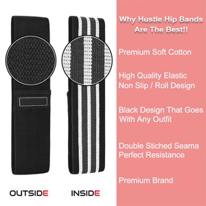 Bande de Résistance Large en Tissu pour Squats et Entraînements du Bas du Corps – Accessoires de Fitness – Fournisseur en Gros pour Commandes en Vrac - Product Image 4
