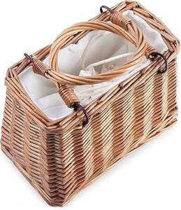 Panier de rangement en osier naturel moderne et écologique avec design multifonctionnel pour la décoration intérieure polyvalente - Product Image 2