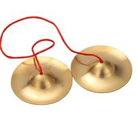 Handmade Brass Manjeera Instrument Perfect for Musical Ensembles