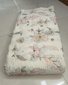 Tela de Algodón Kora, Ancho 44, Diseño Floral, Material Textil para el Hogar, Ropa de Cama, Transpirable, Peso Medio, Estilo Liso Tejido - Product Image 2