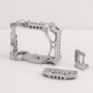รับผลิตเคสกล้องอะลูมิเนียมตามแบบ ด้วยเครื่องจักร CNC จากโรงงาน สำหรับชุดวิดีโอริก DSLR และอุปกรณ์เสริมกล้องมิเรอร์เลส - Product Image 1