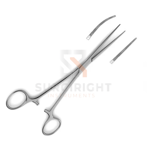 Pinces chirurgicales hémostatiques en acier inoxydable pour artères intestinales et vasculaires, modèle Bainbridge, par SurgiRight - Product Image 4