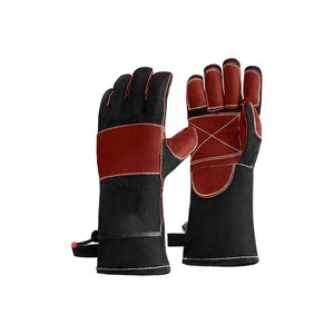 Gants de soudage en cuir de qualité supérieure avec protection contre les éclaboussures de métal fondu pour les applications de soudage à l'arc - Product Image 1