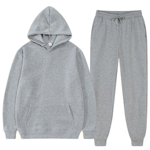 Conjunto de Sudadera Unisex con Cierre de Cremallera y Patrón Geométrico, Manga Larga, Estilo Casual, con Bolsillos Laterales, Cintura Elástica, Corte Regular - Product Image 5