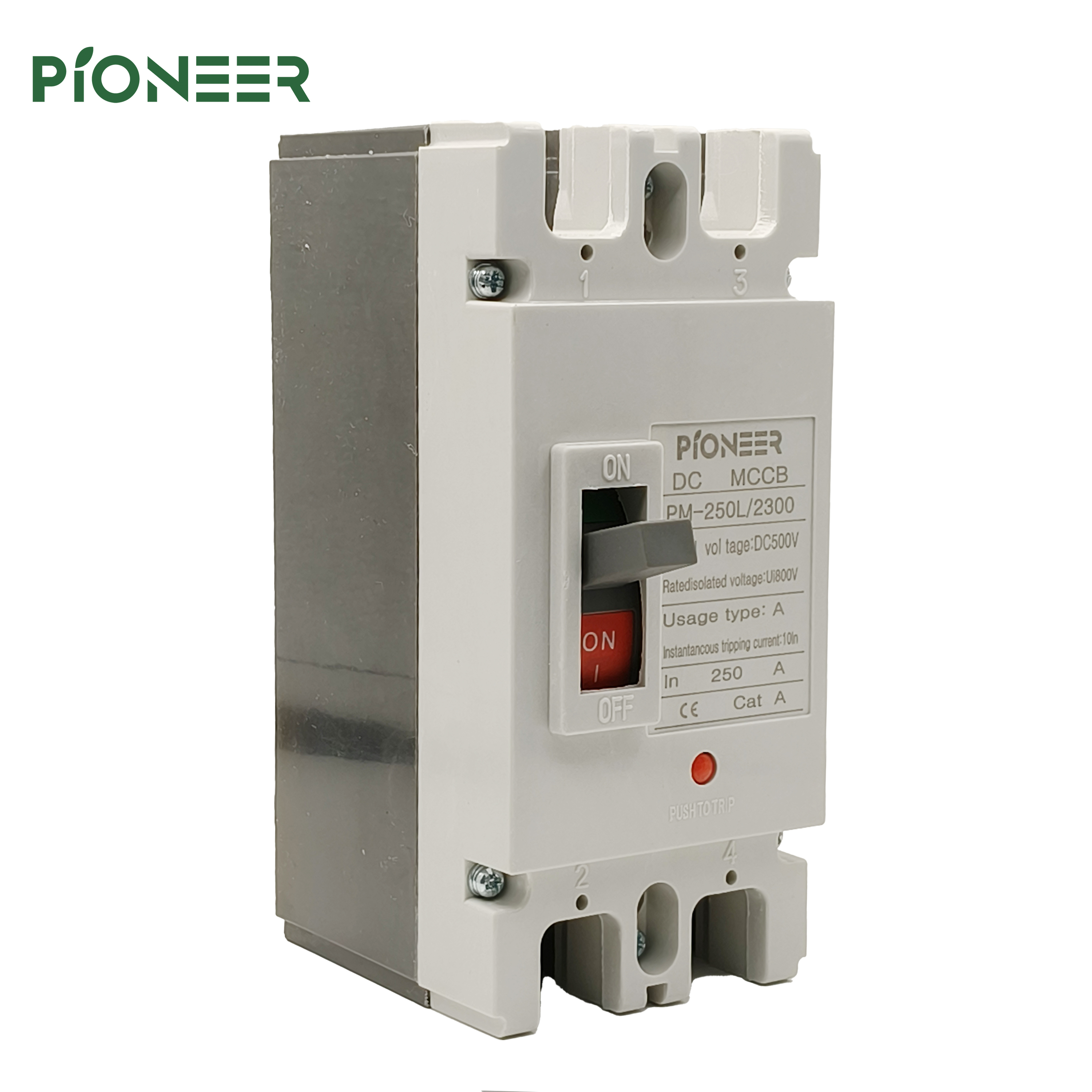 Direct Factory Solar Power Industrial DC Circuit Breaker 2P 200A 250A DC MCCB CE Certified 20kA Breaking Capacity 500V · image 3