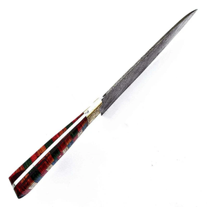 Couteau de chef haut de gamme en acier Damas forgé à la main, manche en bois pleine longueur, couteau de cuisine personnalisé, vente en gros OEM - Product Image 5