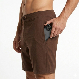 Breathable 100% Polyester Men's Swim Trunks Quick-Drying Classic Surf Board Shorts Sialkot Export Quality Wear - Product Image 1