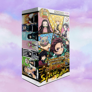 Demon Slayer Versión Coreana Juego de Cartas Coleccionables de Anime Caja de Sobres Premium Impresión a Todo Color Esquinas Cuadradas Embalaje en Blíster - Product Image 4